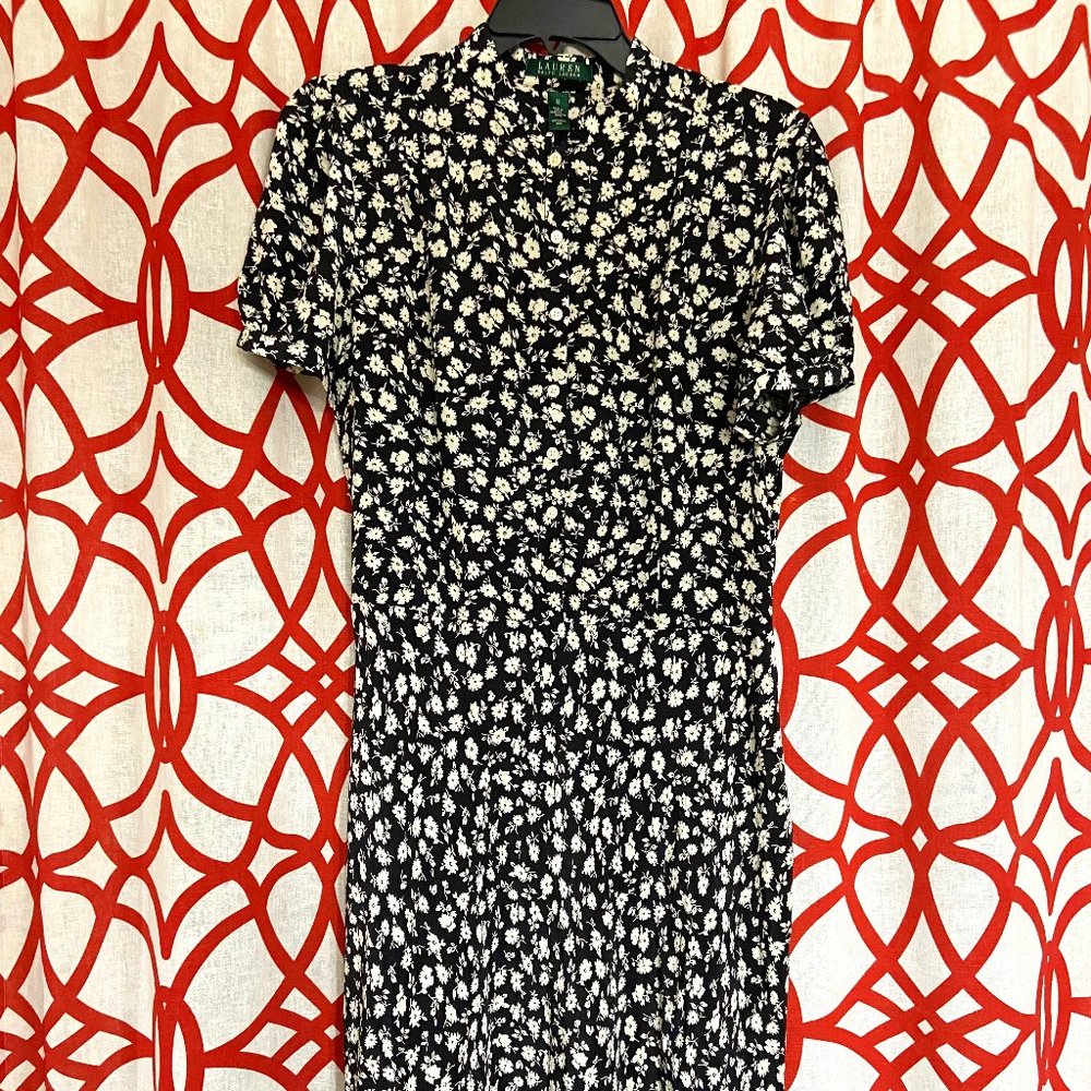 Vintage Ralph Lauren Floral Day Dress